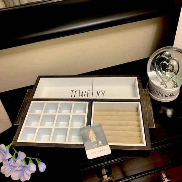 Rae Dunn jewelry display